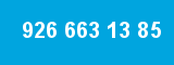 926 663 13 85 926 663 13 85